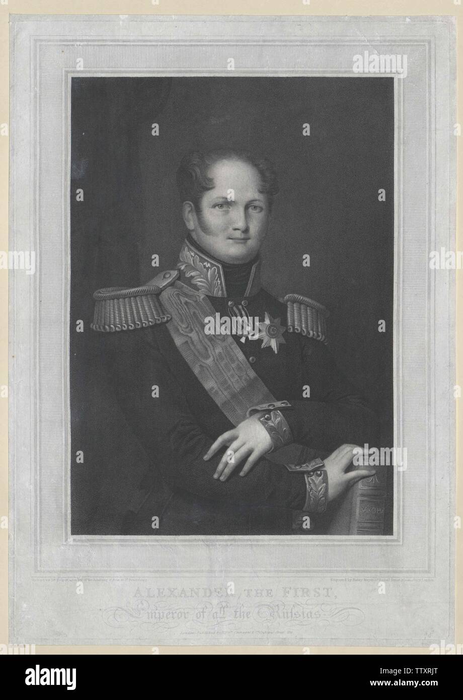 Alexander i emperor of hi-res stock photography and images - Alamy