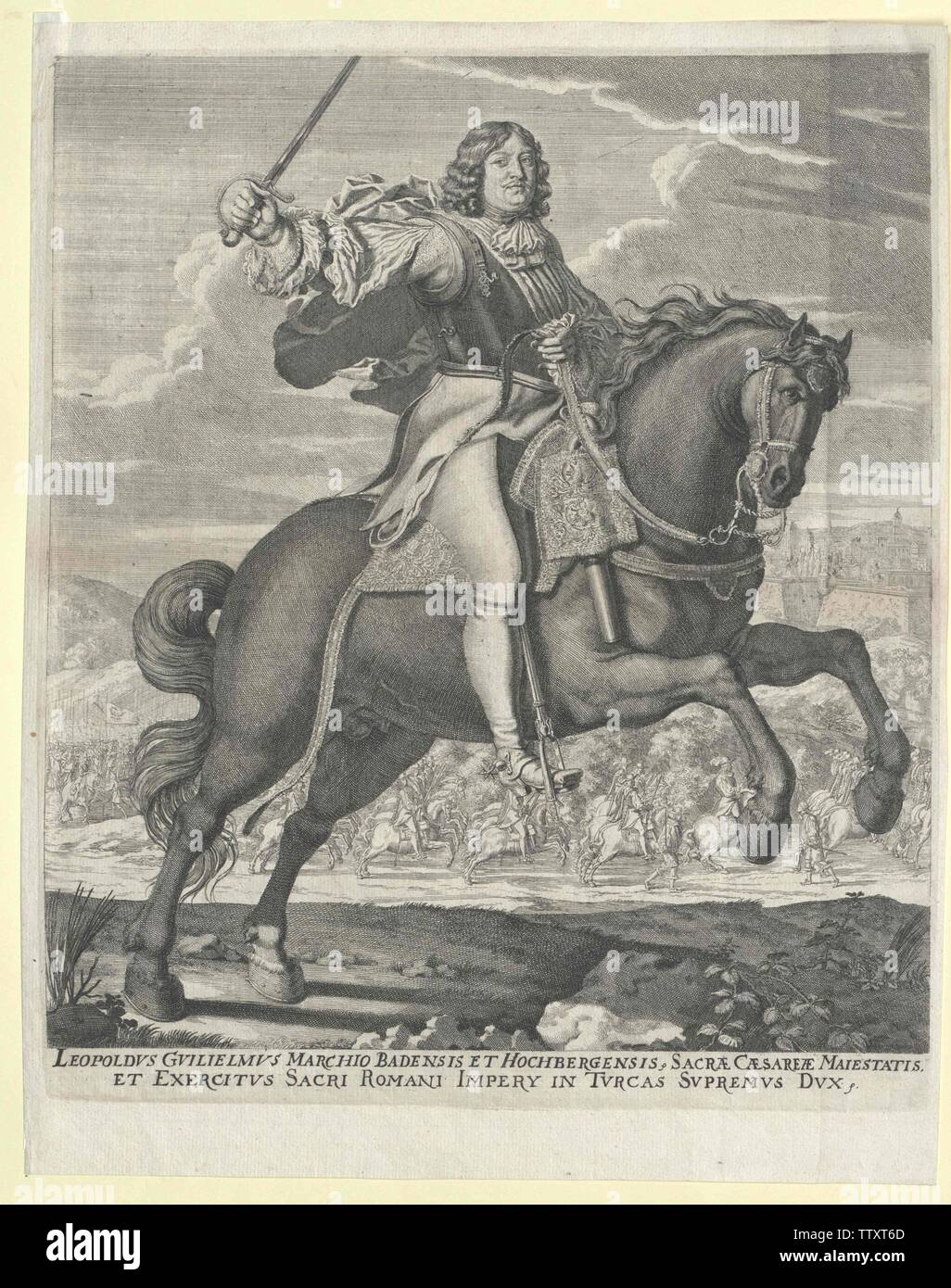 Leopold William I, margrave of Baden-Baden, Additional-Rights-Clearance-Info-Not-Available Stock Photo