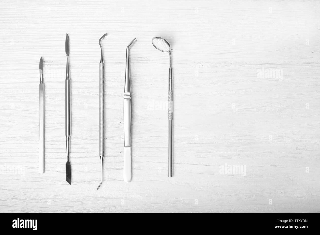 Dental hook Black and White Stock Photos & Images Alamy