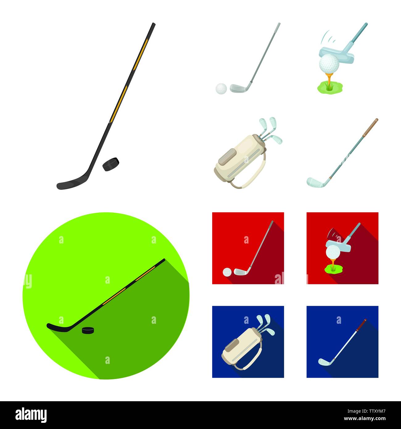 Golf Racket Vector Vector Vectors Stock Vector Image & Art - Alamy