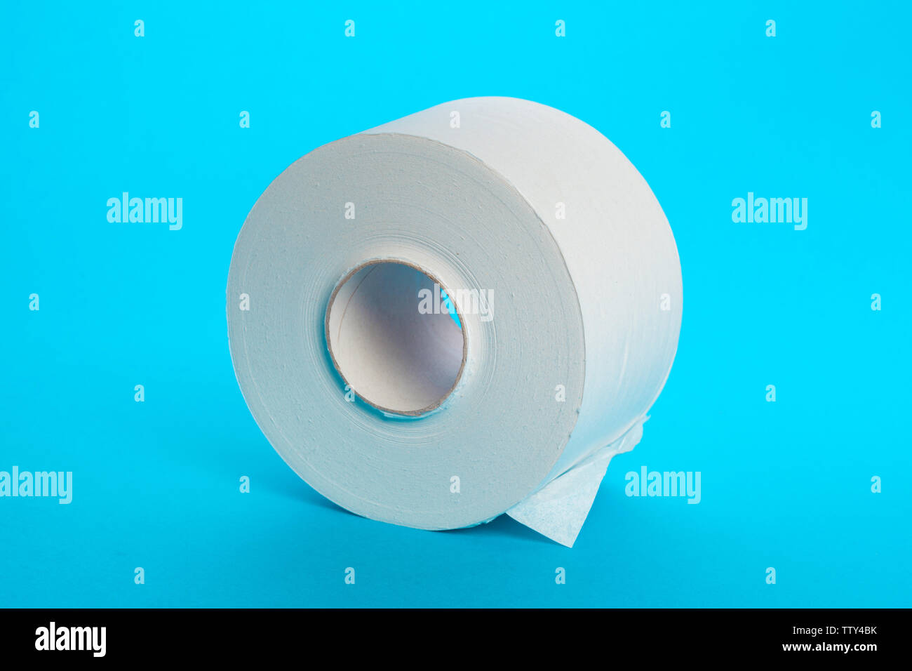 Toilet paper unrolling Stock Photo Alamy