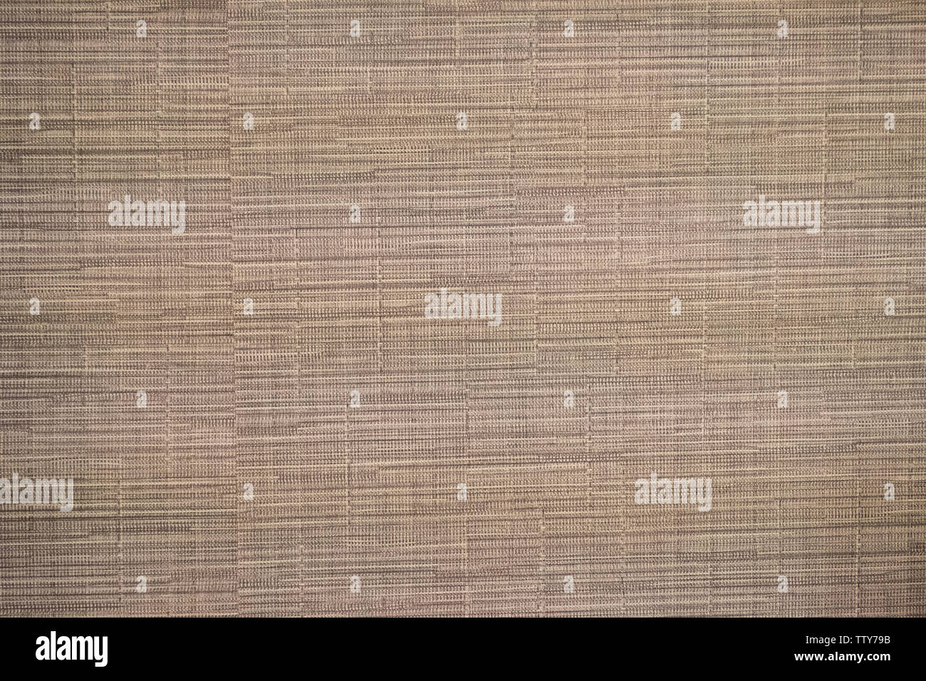 Close-up brown cloth, fabric, textile striped texture background Stock Photo