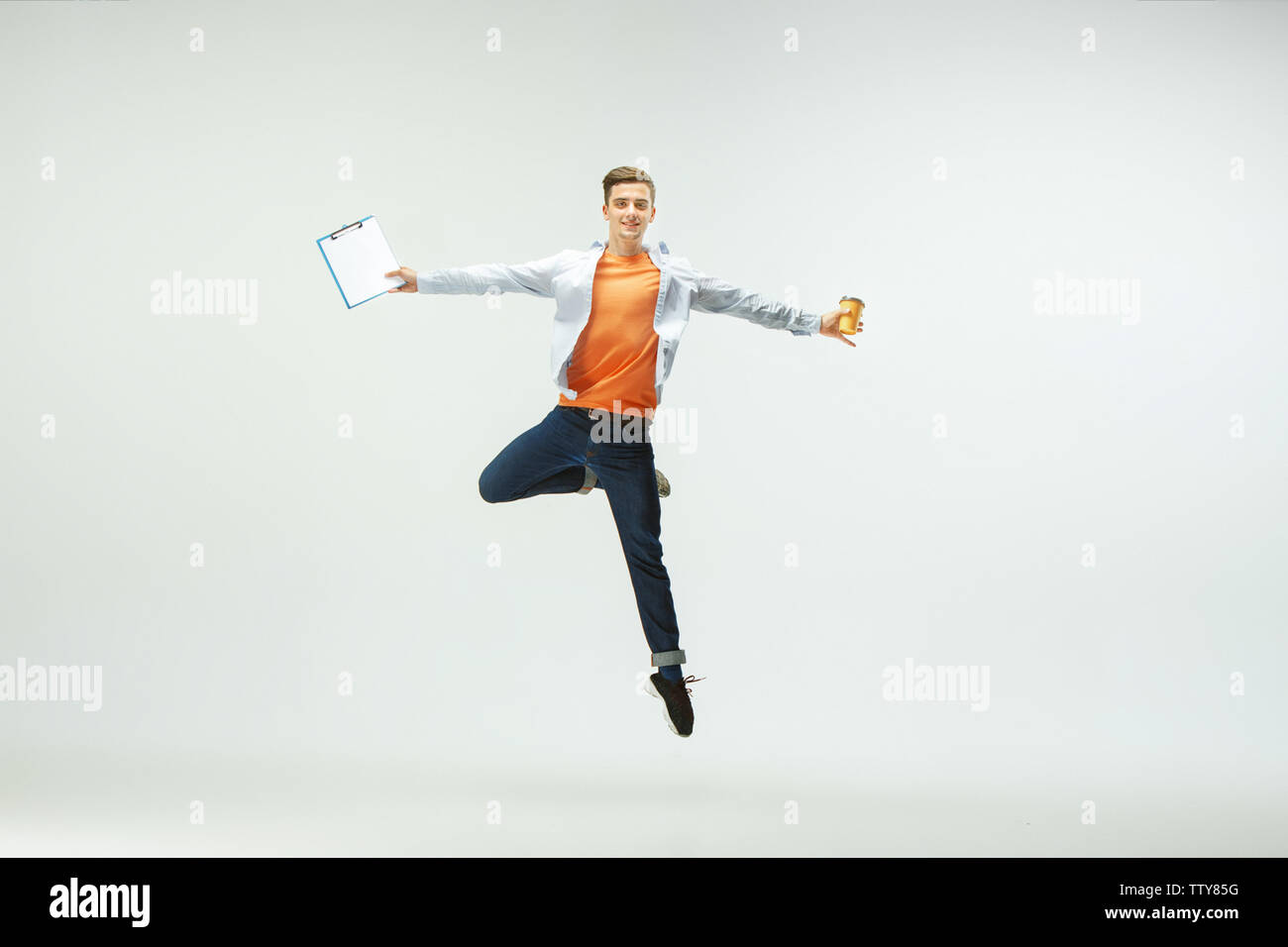 Portrait confident male ballet dancer hi-res stock photography and images -  Alamy