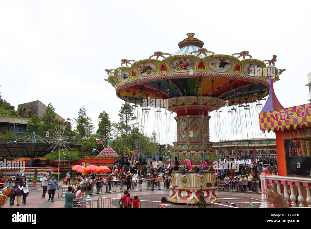 Amusement Park Ride Genting Highlands Malaysia Stock Photo Alamy