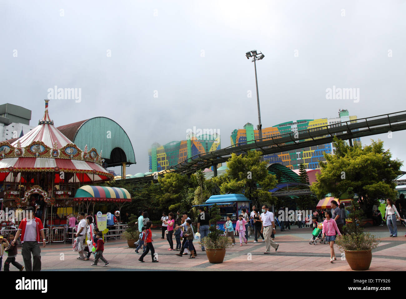 Outdoors theme park, Genting Highlands, Malaysia Stock Photo Alamy