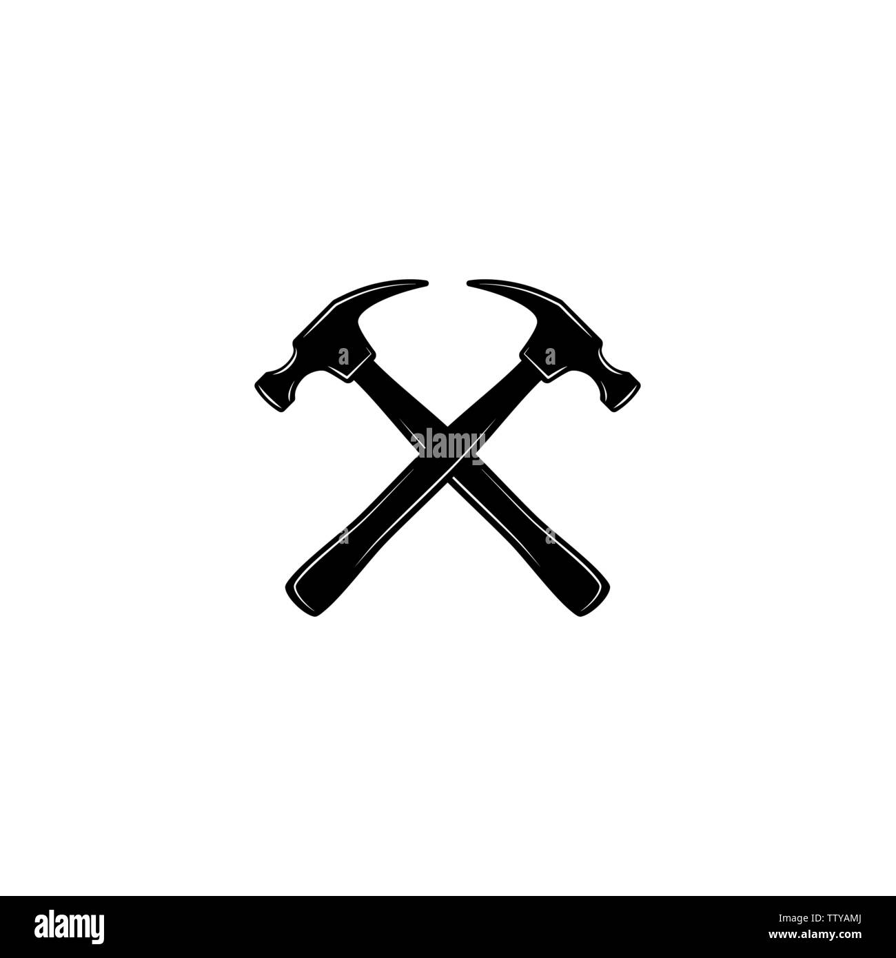 Claw hammer isolated on white Black and White Stock Photos & Images Alamy