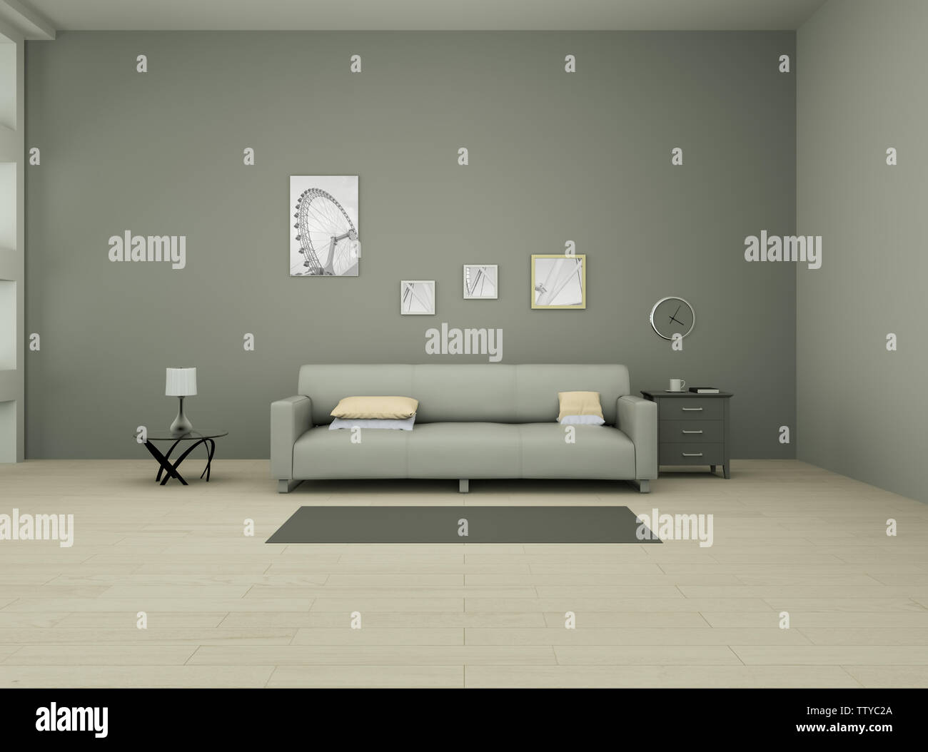 Simple and comfortable INS style home environment, good-looking background  material, indoor style Stock Photo - Alamy