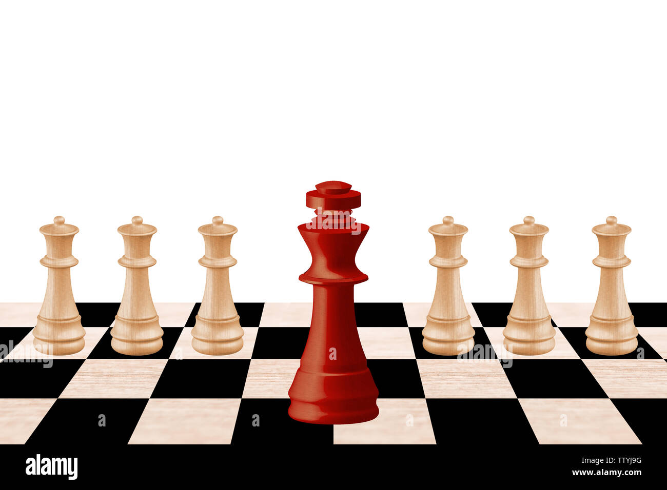 Chess business concept with leaders and success concept ideas Stock Photo