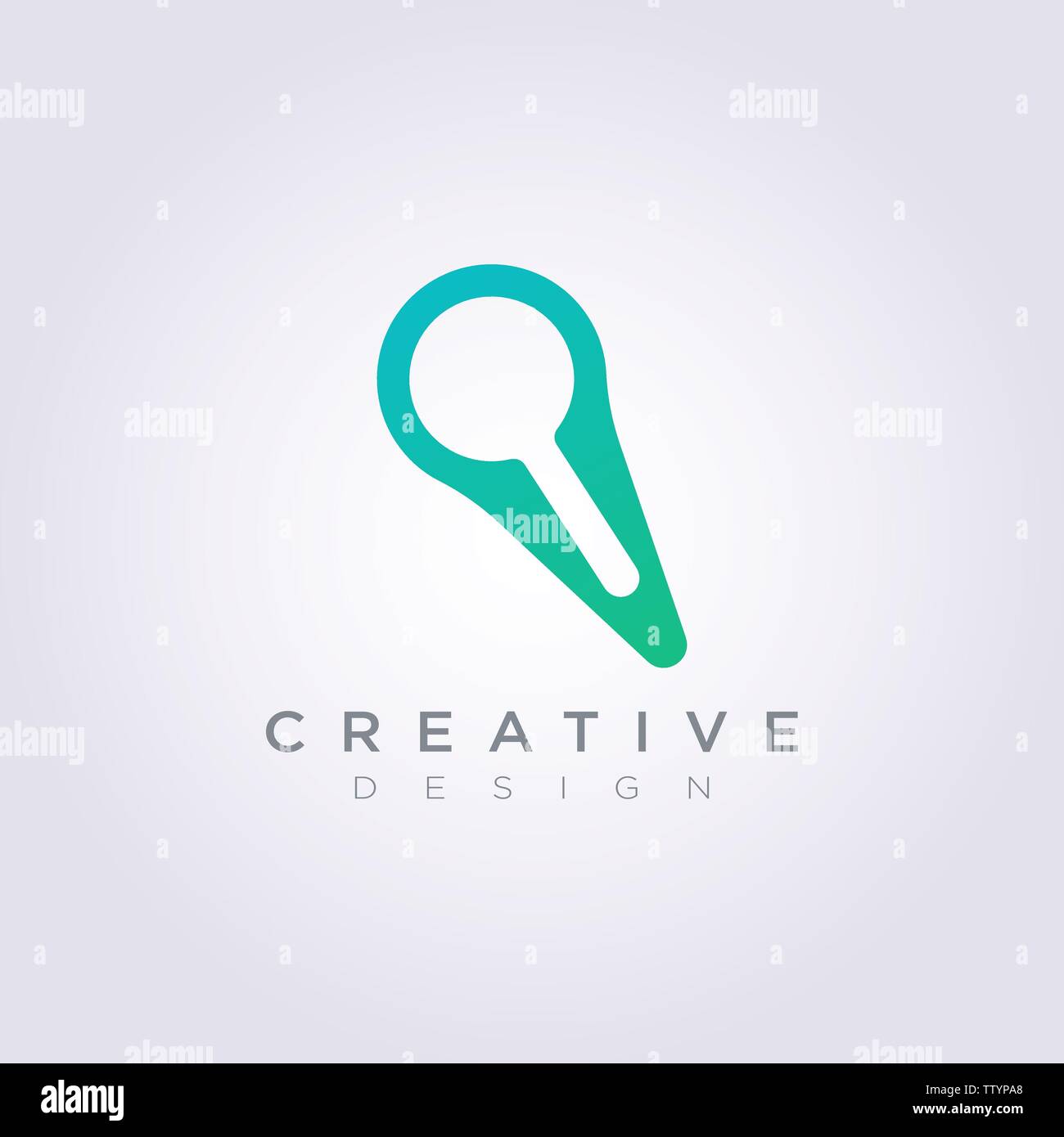 Logo Design Vector Symbol Magnify Icon Stock Vector Image & Art - Alamy