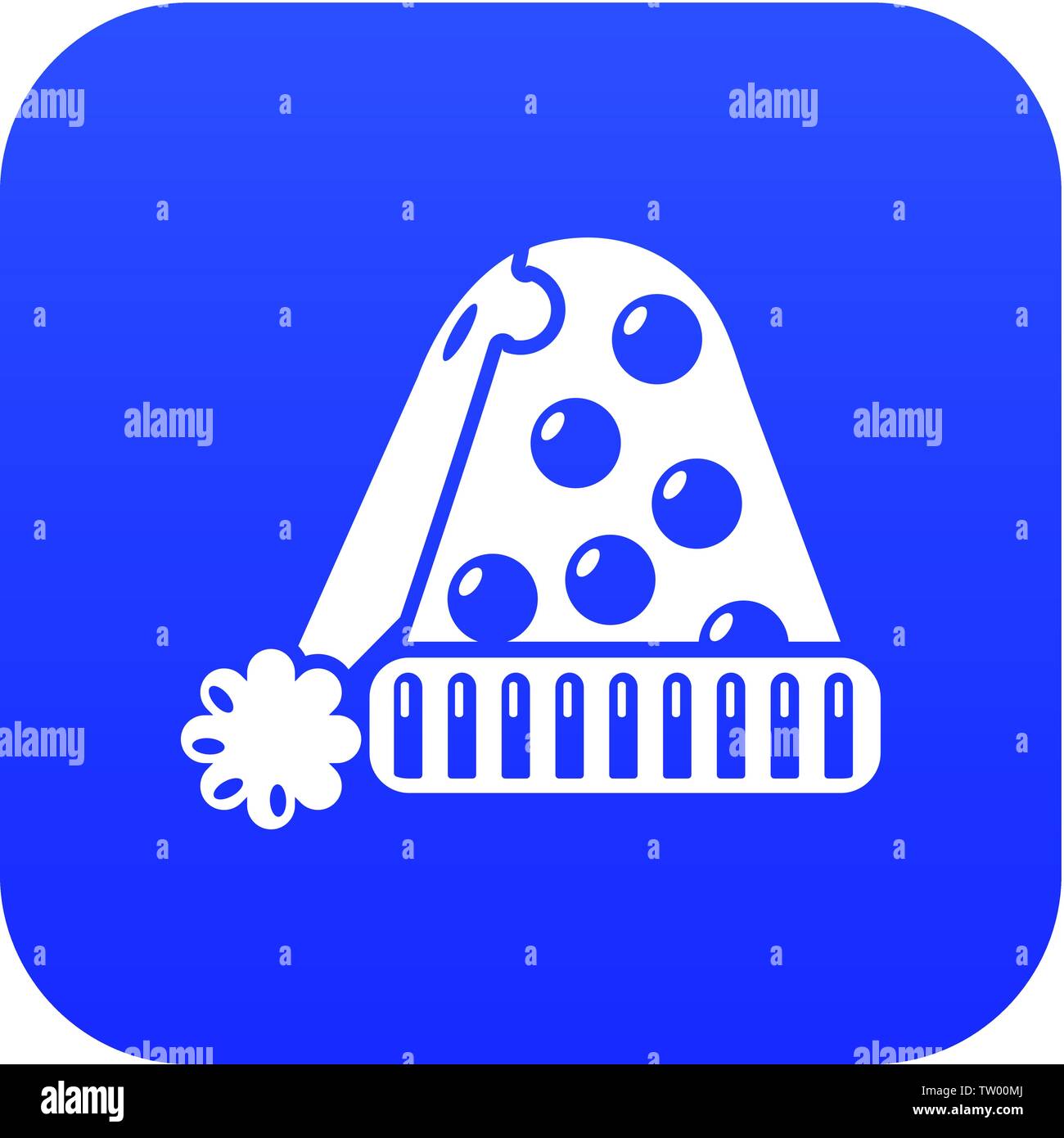 Hat for sleep icon blue vector Stock Vector Image & Art - Alamy