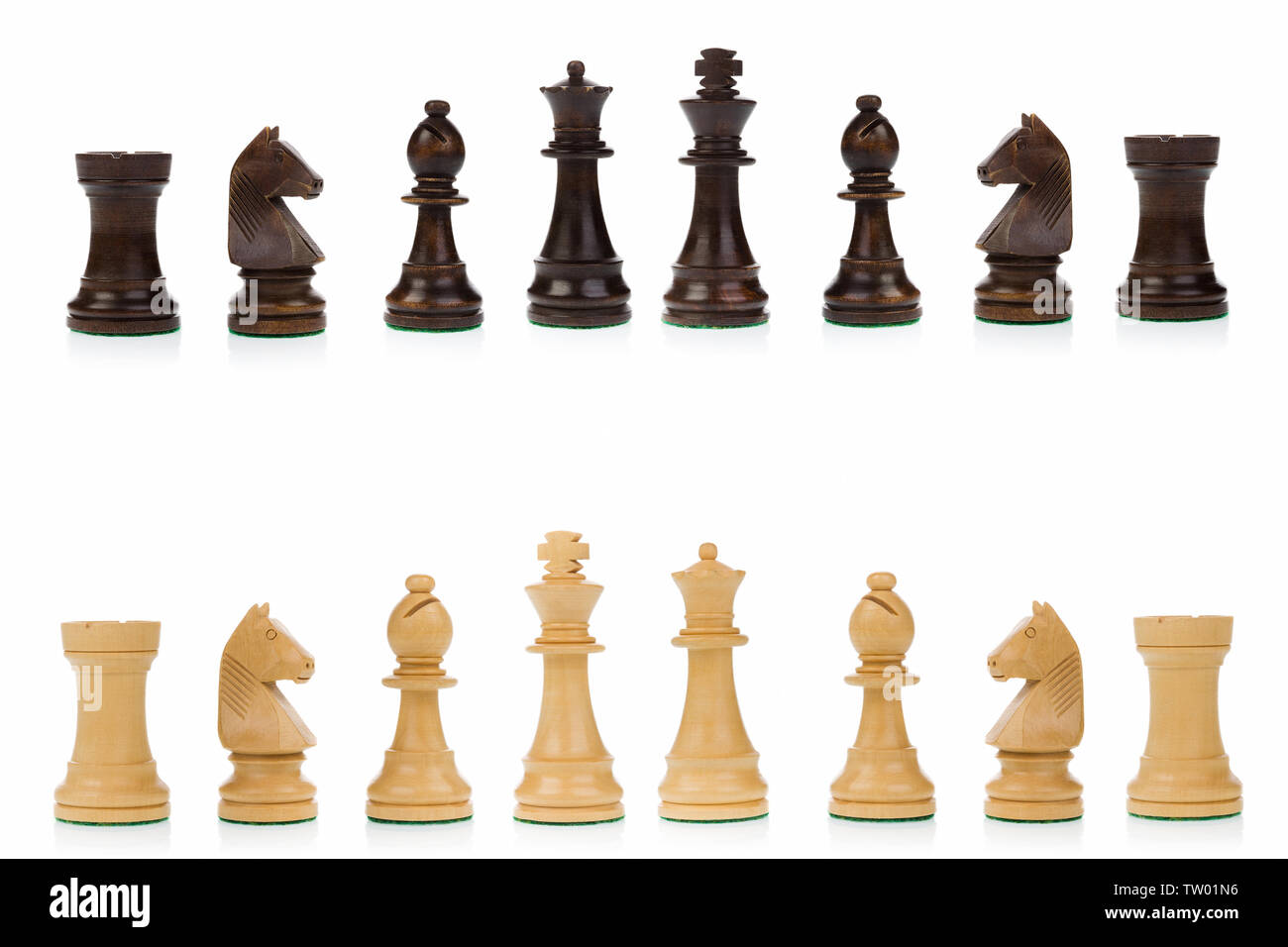 Close up of chess Pieces Stock Photo