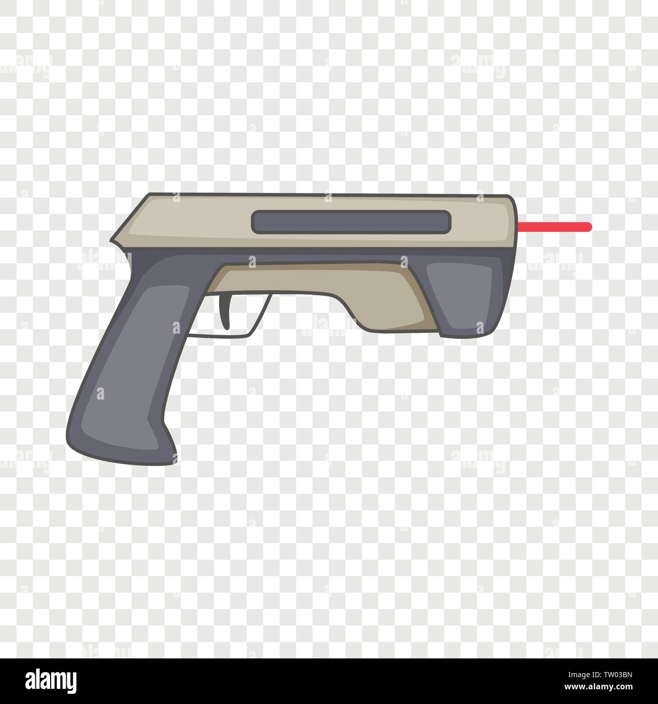 Laser beam pistol icon, cartoon style Stock Vector Image & Art - Alamy