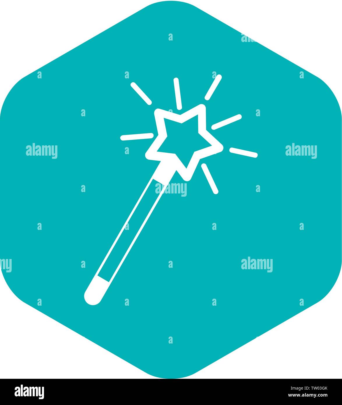 Magic wand icon, simple style Stock Vector Image & Art - Alamy