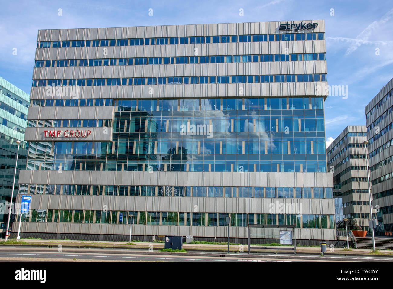Stryker And TMF Group Building At Amsterdam The Netherlands 2019 Stock