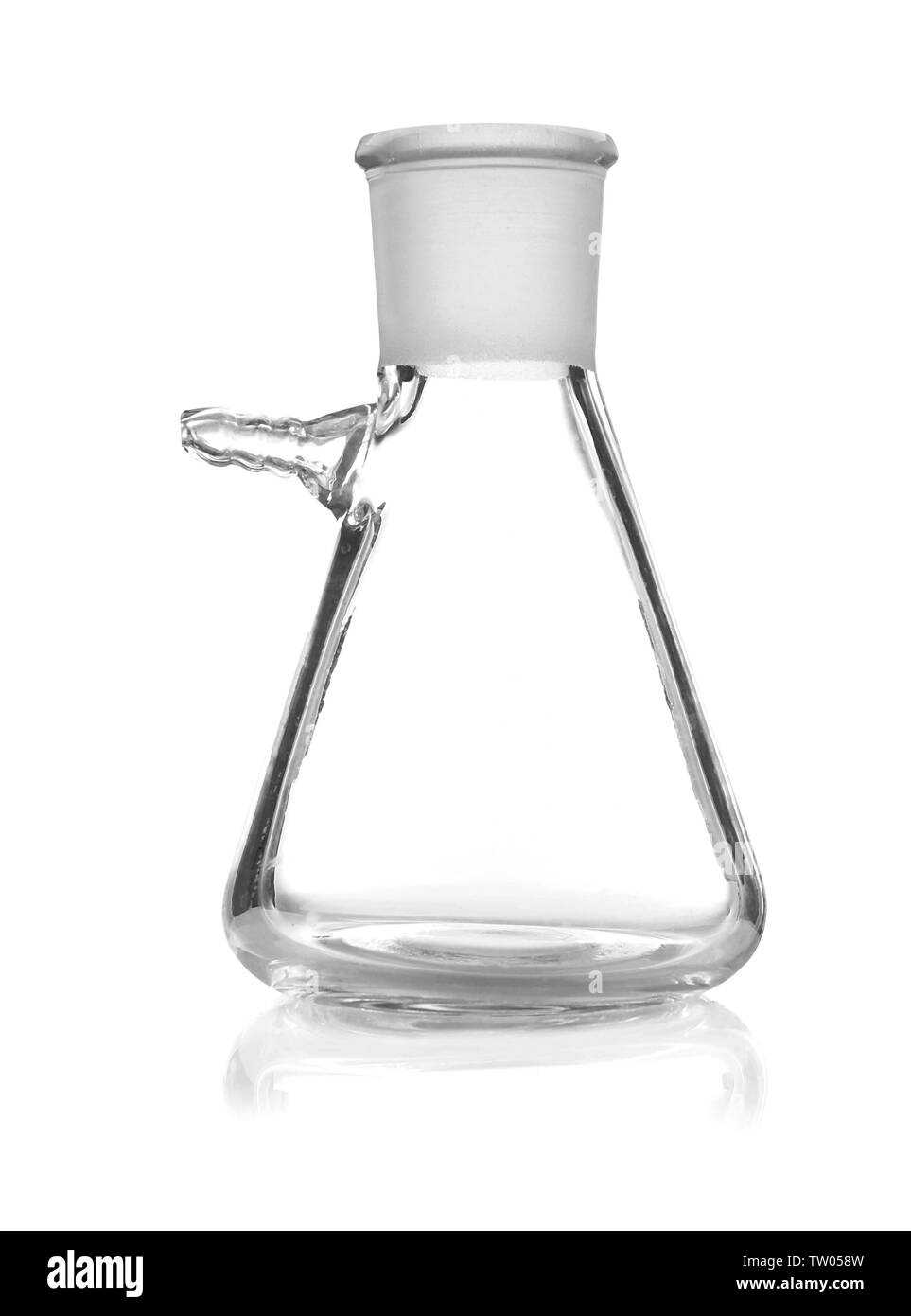 Test flask isolated on white Stock Photo Alamy