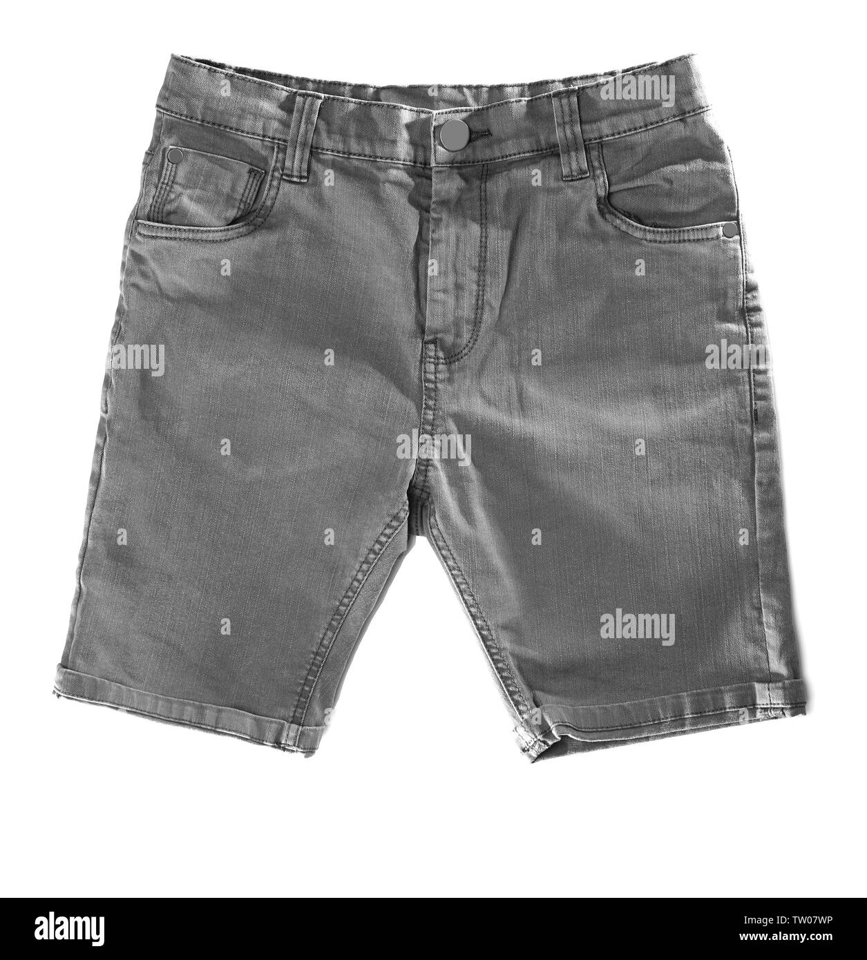 Denim shorts isolated hi-res stock photography and images - Alamy