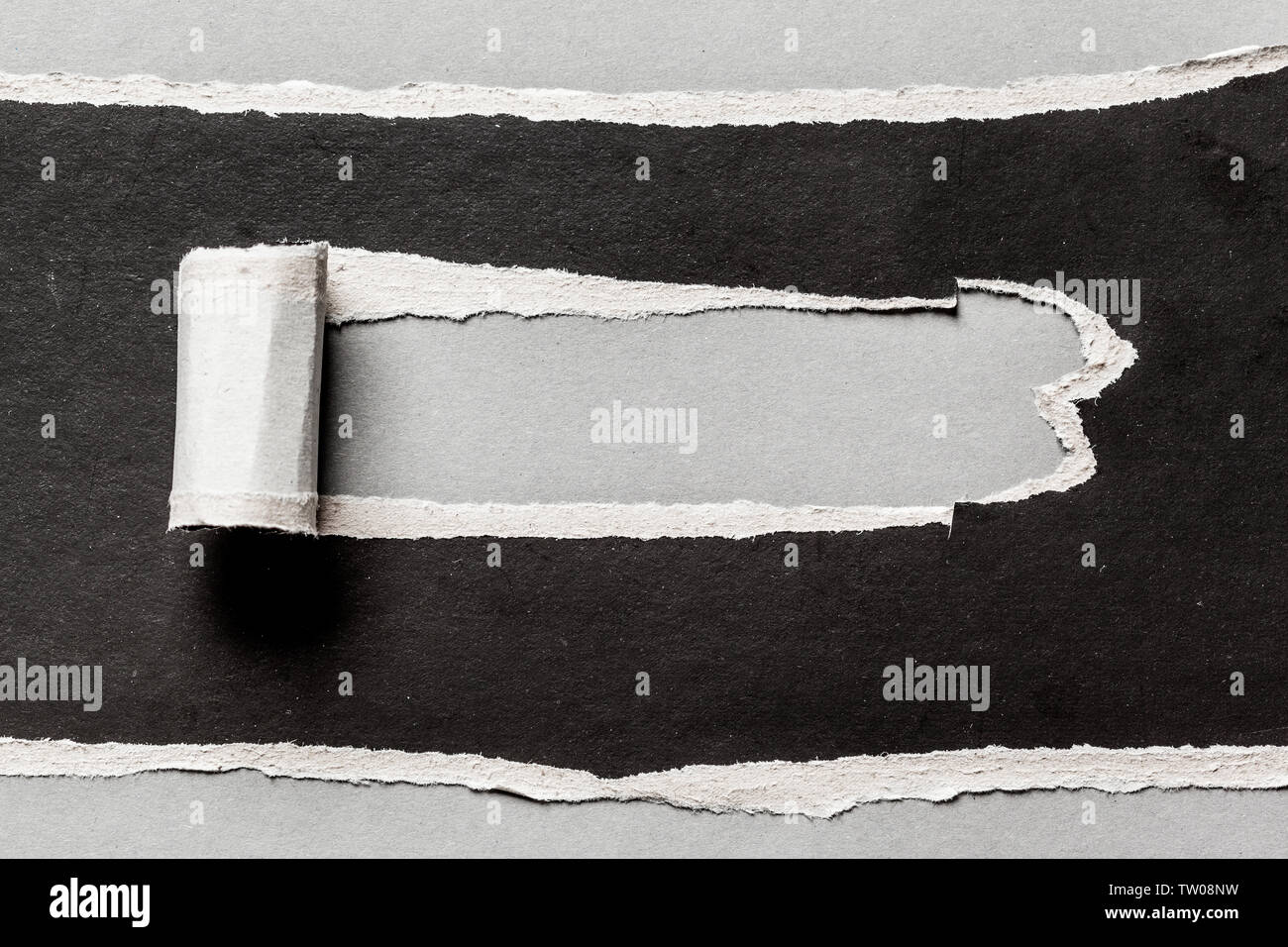 black ripped paper Stock Photo - Alamy