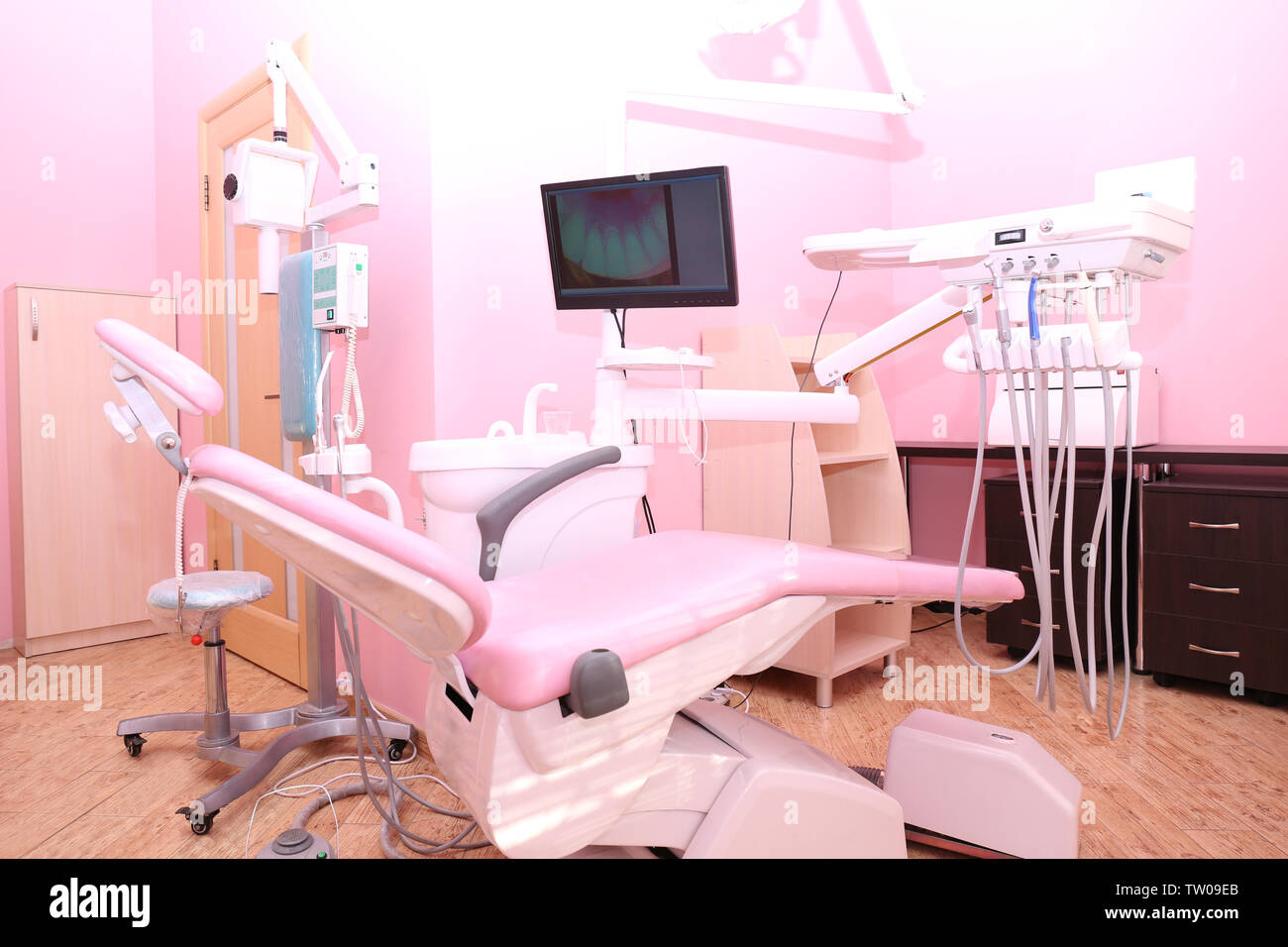 Interior of dental room in modern clinic Stock Photo Alamy