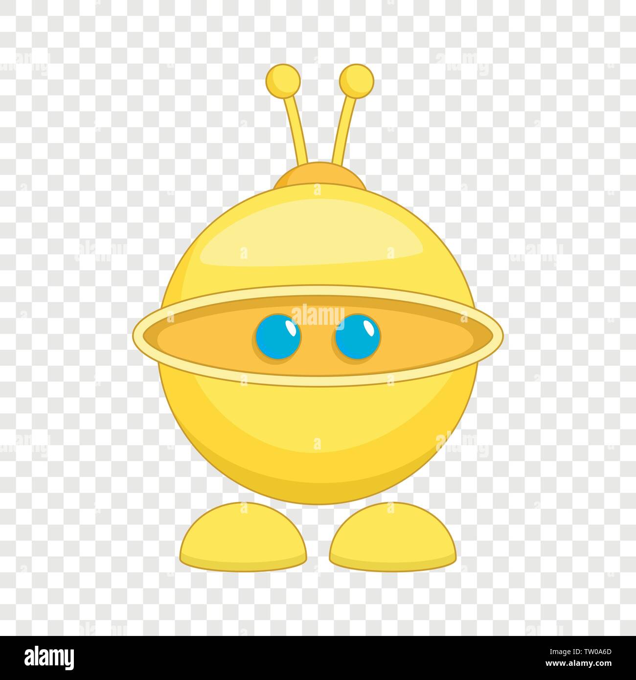 Cute robot toy icon, cartoon style Stock Vector Image & Art - Alamy