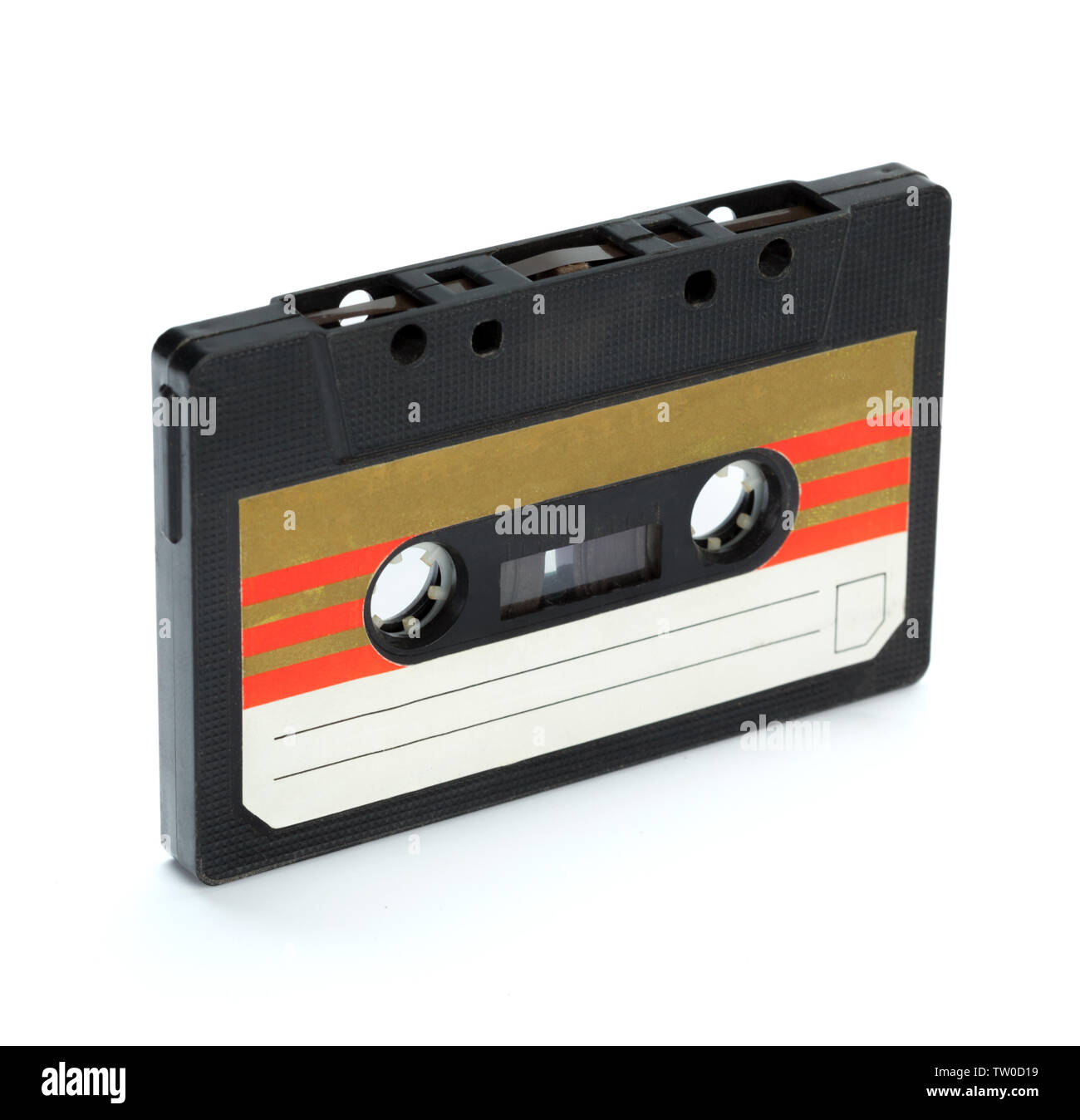 vintage cassette tape isolated white background Stock Photo - Alamy