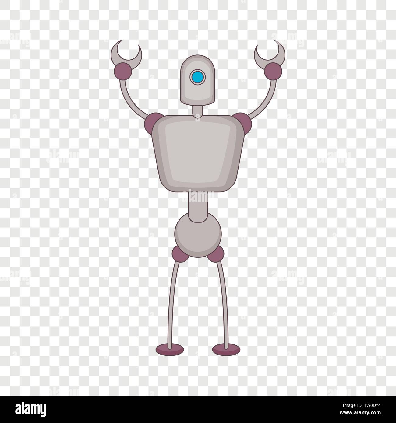 Abstract robot icon, cartoon style Stock Vector Image & Art - Alamy