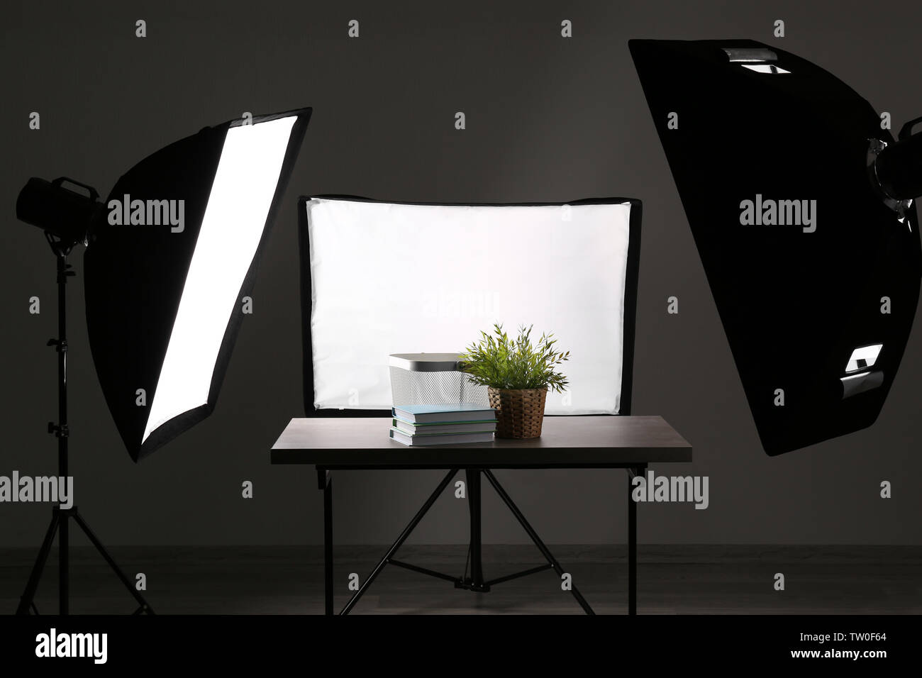 Modern photography studio for object shooting Stock Photo - Alamy