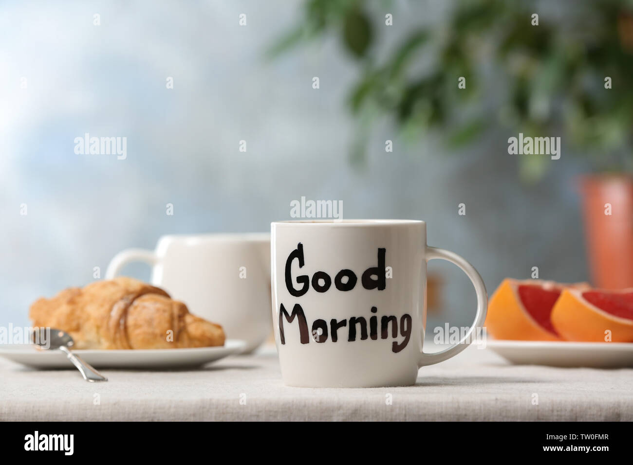 Breakfast egg words good morning hi-res stock photography and ...