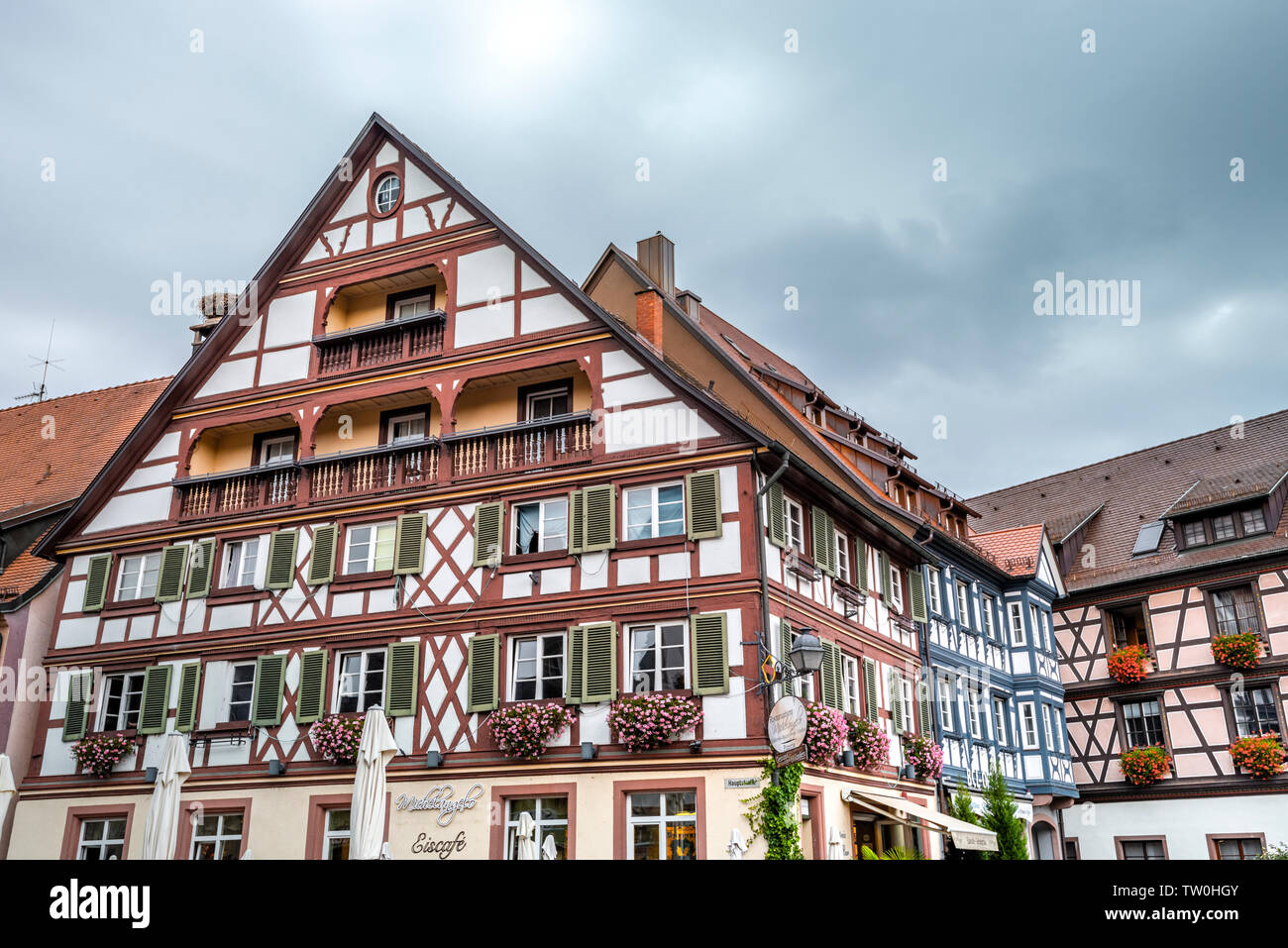 Gengenbach, Germany, historical town and tourist destination of western Black Forest Stock Photo