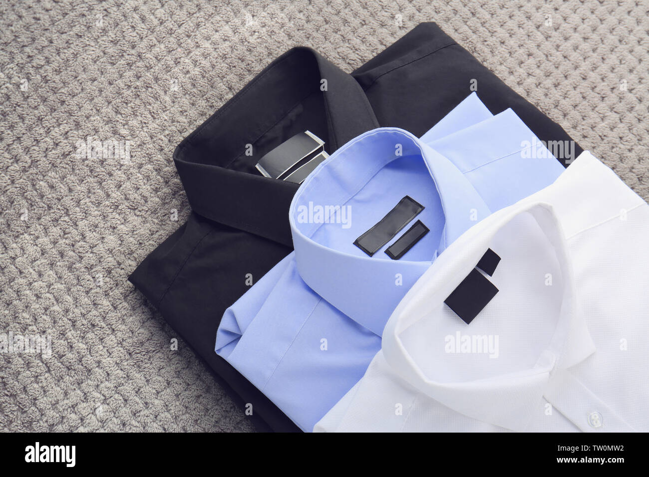 Black plaid shirts hi-res stock photography and images - Alamy