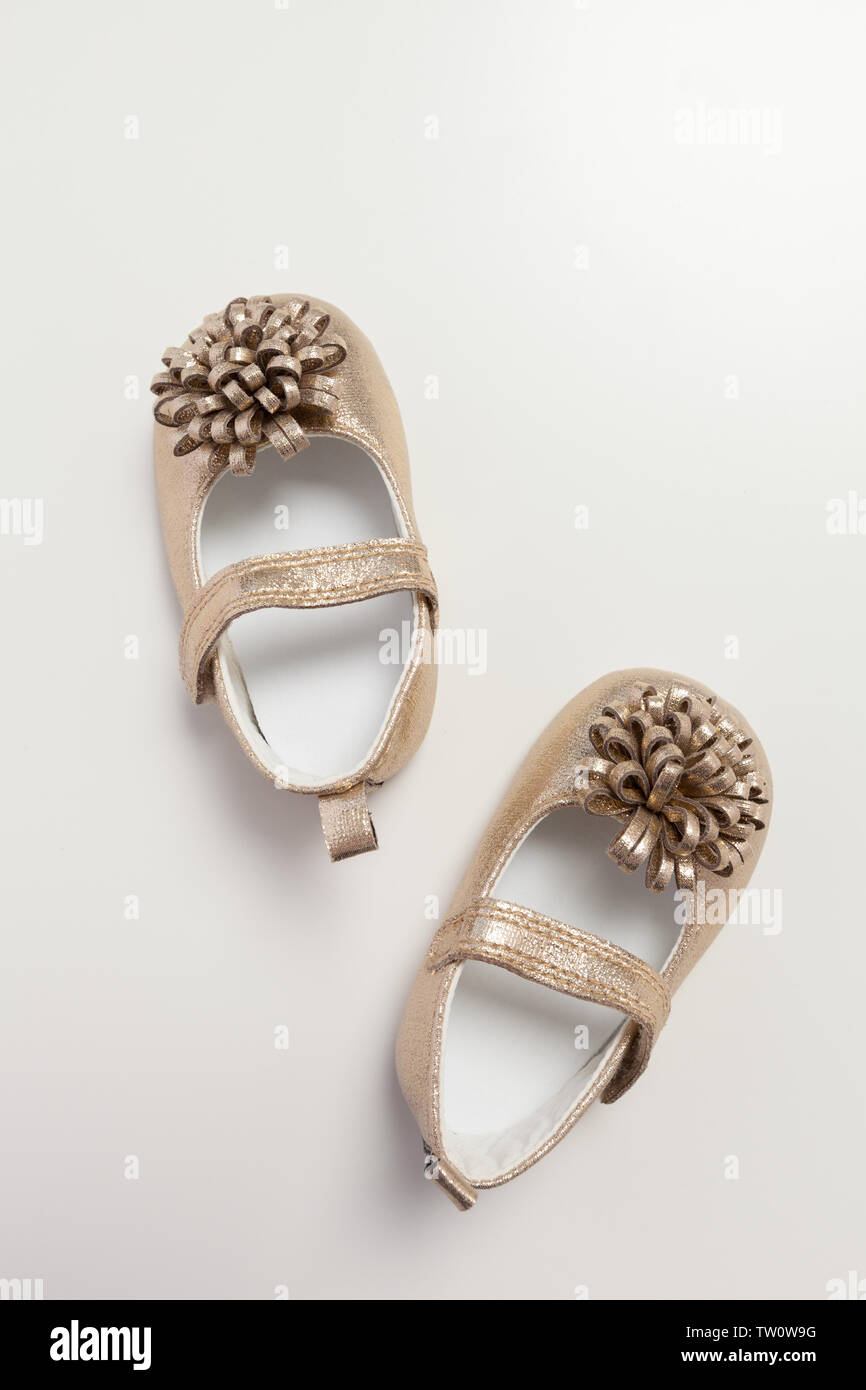 Baby shoes isolated on the white background Stock Photo - Alamy