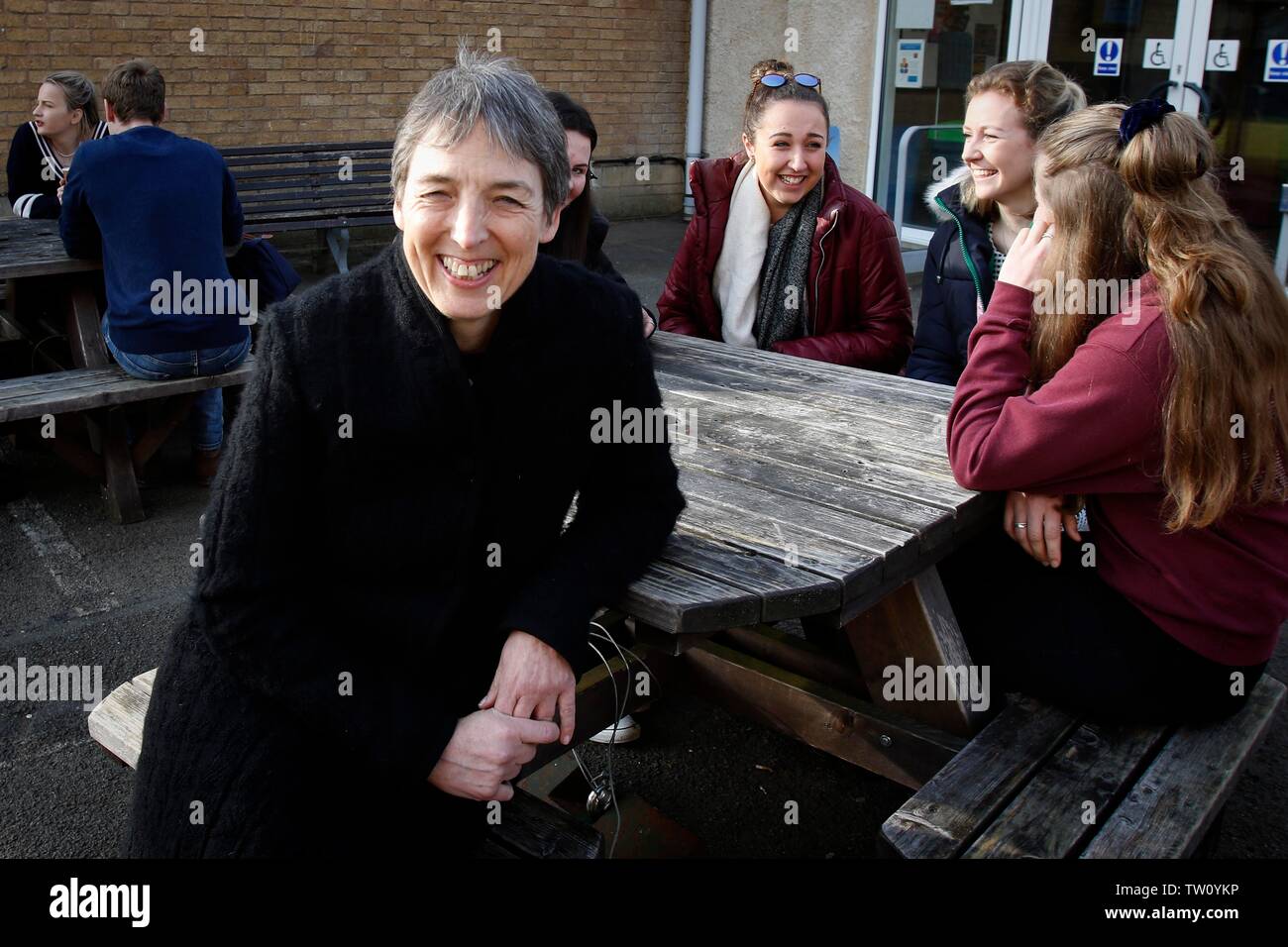 Professor Joanna Price, Vice Chancellor at the Royal Agricultural University in Cirencester, Gloucestershire, England, UK. Stock Photo