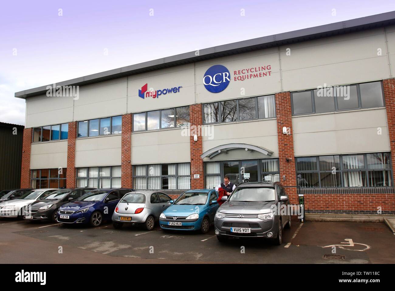 The offices of mypower, and sister company QCR, at Orchard Industrial