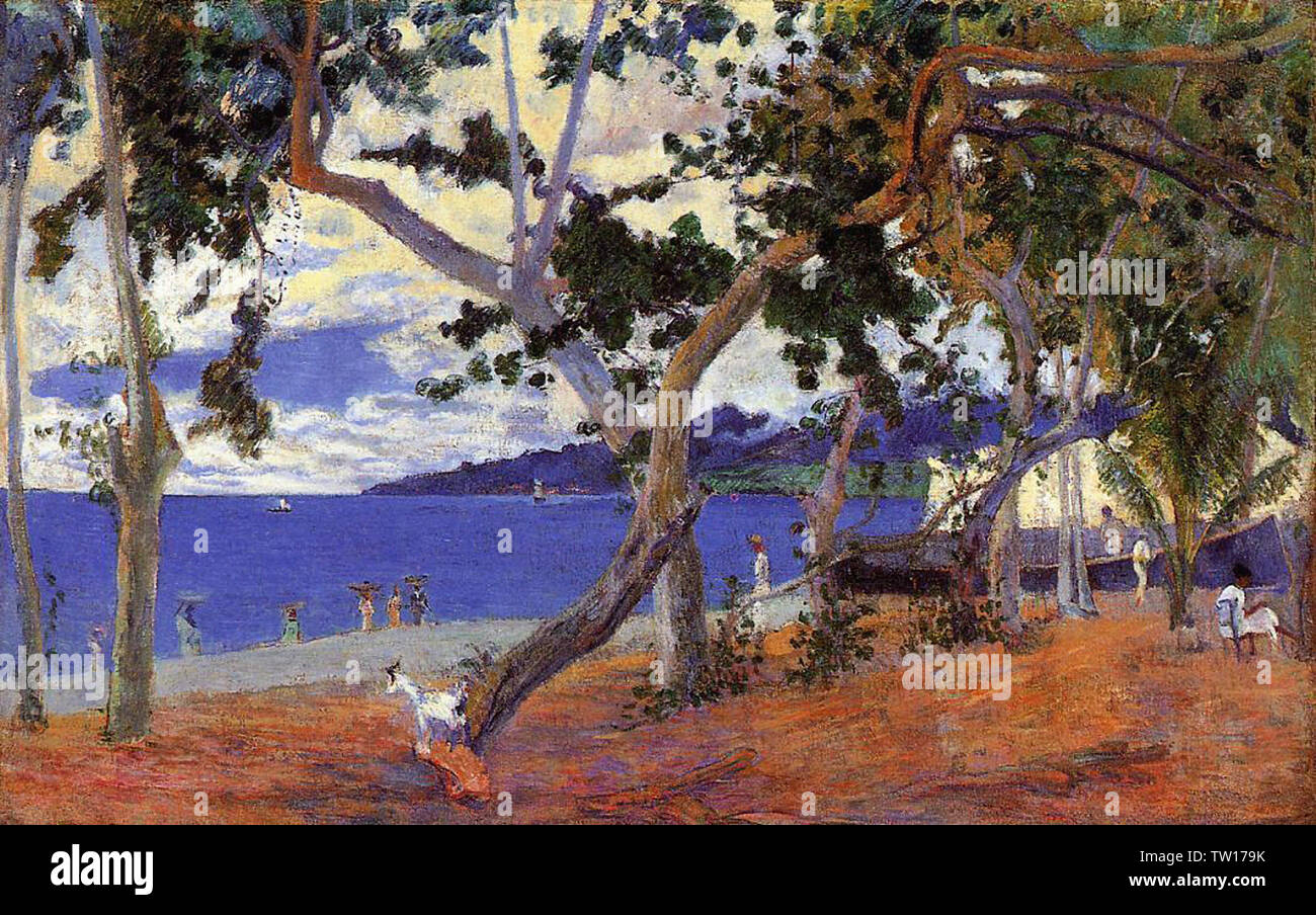 Paul Gauguin - Coastal Landscape Martinique 1887 Stock Photo - Alamy