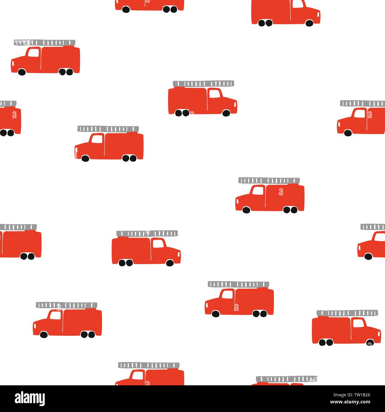 Hand Draw A Fire Truck Seamless Pattern. Vector Boyish Background in Scandinavian Style. Red fire Cute Cars Isolated on White Background. Print for Ch Stock Vector Image & Art - Alamy hand-draw-a-fire-truck-seamless-pattern-vector-boyish-background-in-scandinavian-style-red-fire-cute-cars-isolated-on-white-background-print-for-ch-stock-vector-image-art-alamy