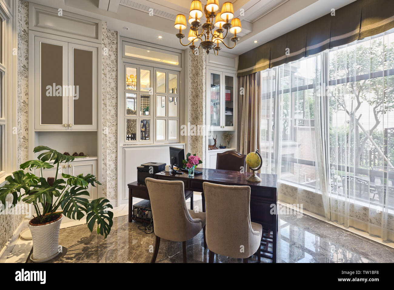 luxury lobby room interior and decoration Stock Photo - Alamy