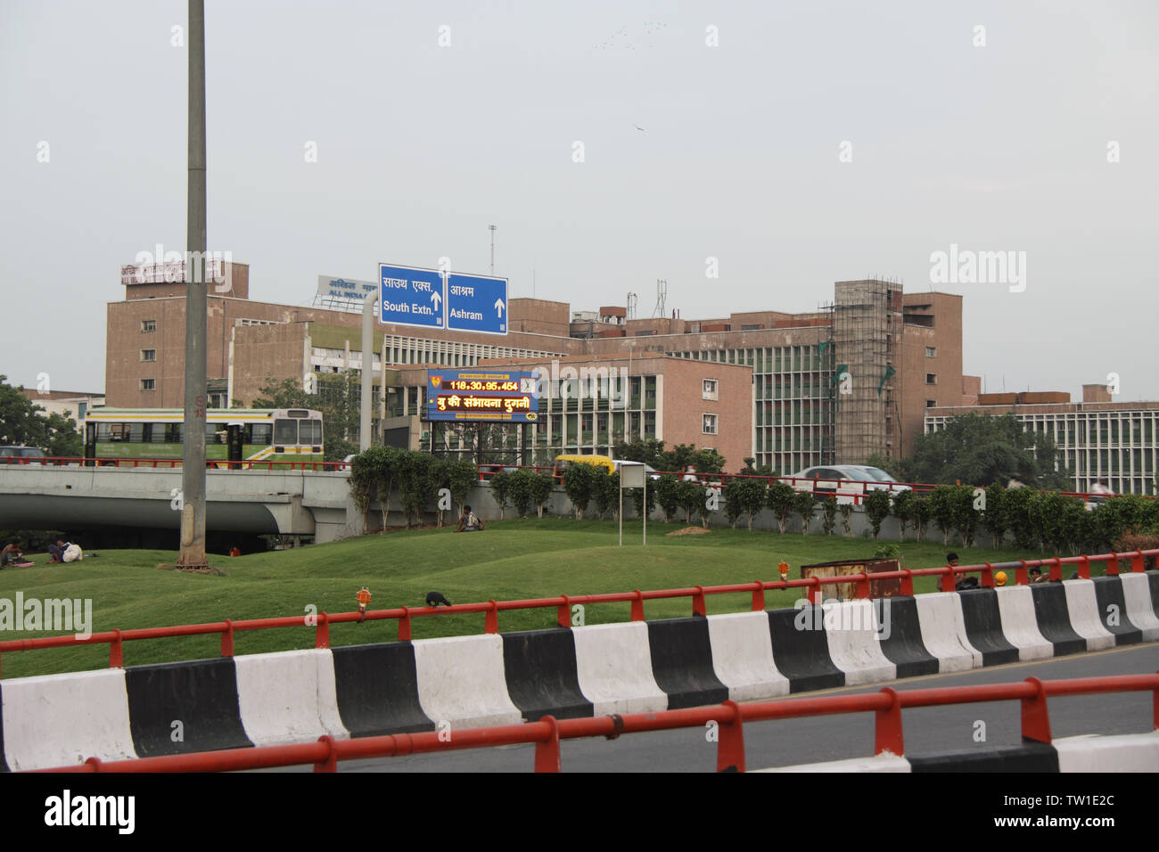 AIIMS hospital, New Delhi, India Stock Photo