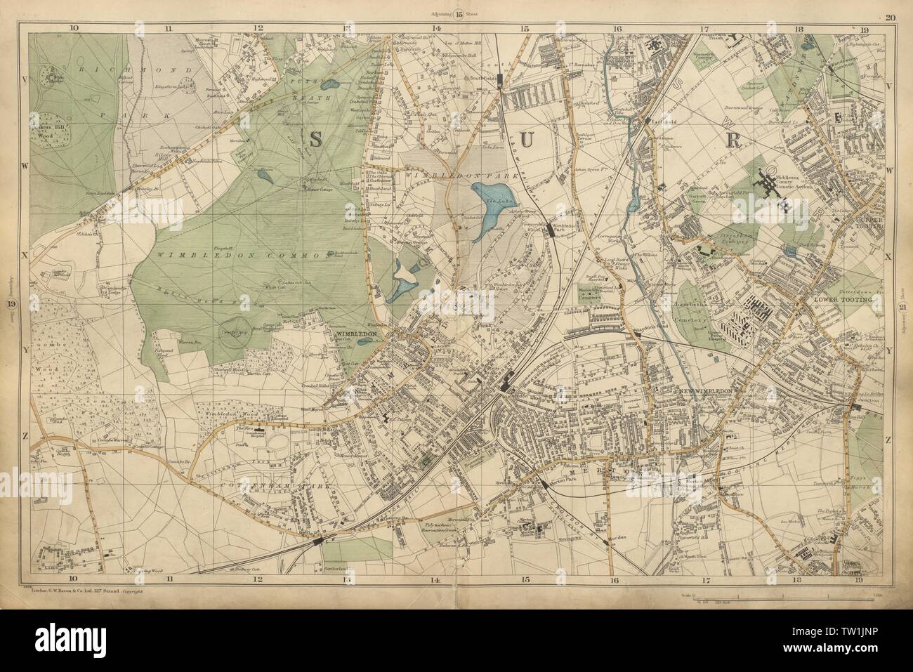 WIMBLEDON Tooting Merton Putney Heath Southfields Cottenham Park BACON