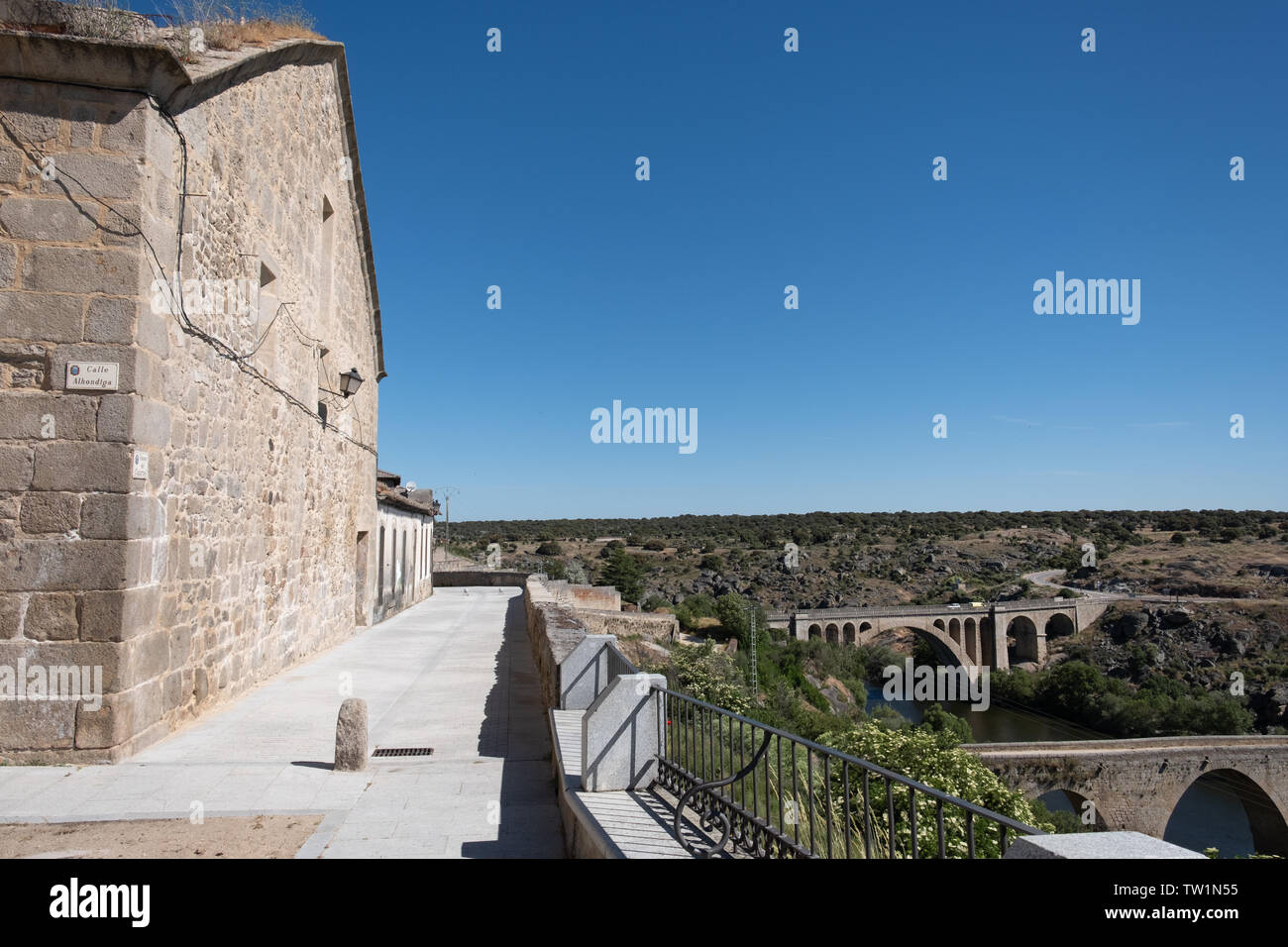 Medieval Ledesma old town and surroundings, Castilla y Leon, Spain, Europe Stock Photo