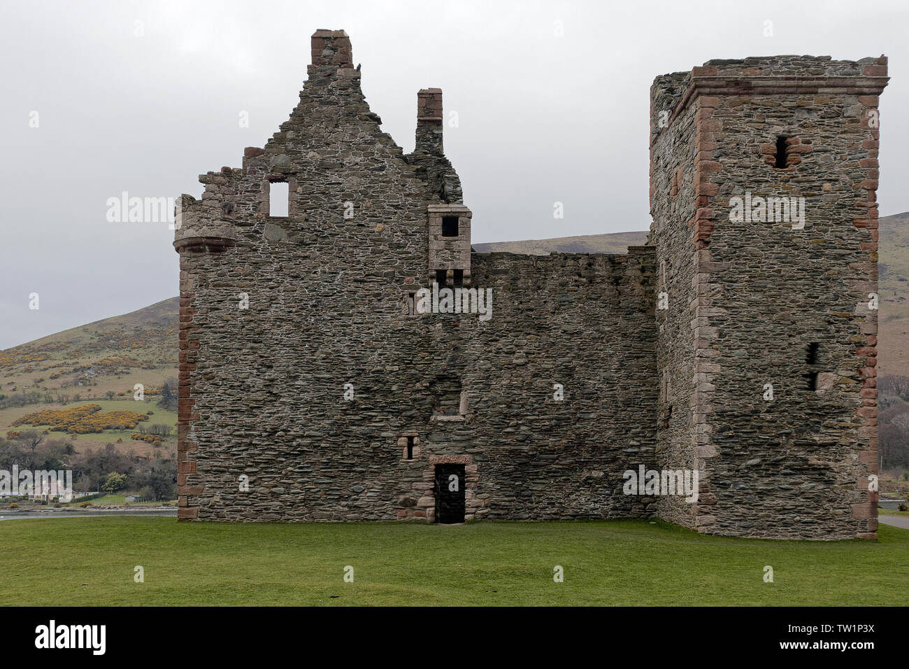Lochranza Castle Stock Photo