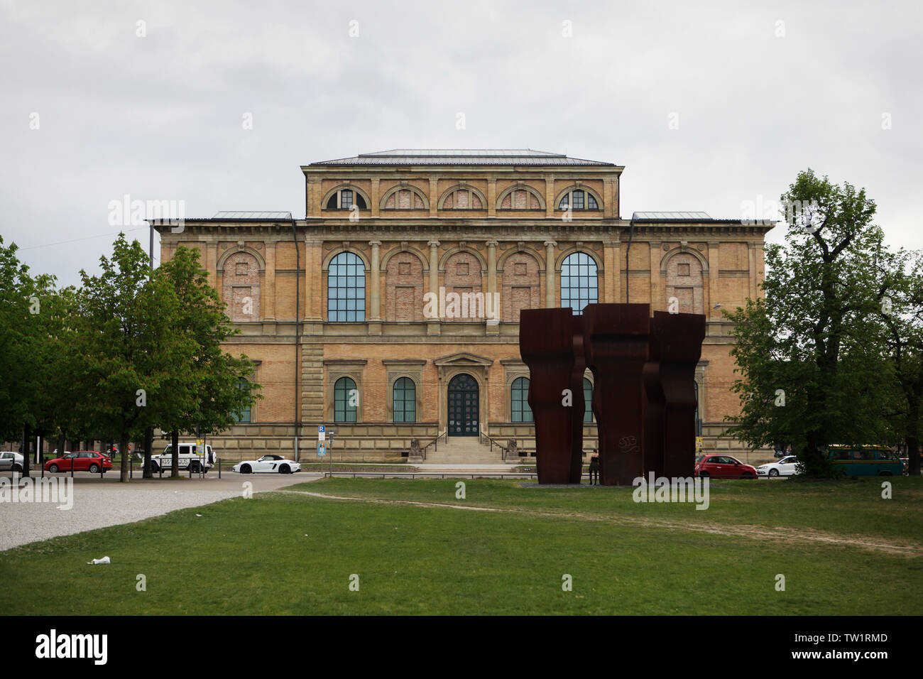 Alte Pinakothek in Munich, Bavaria, Germany. Stock Photo