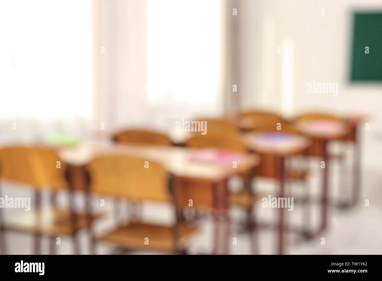 Teacher students classroom blurred hires stock photography and images