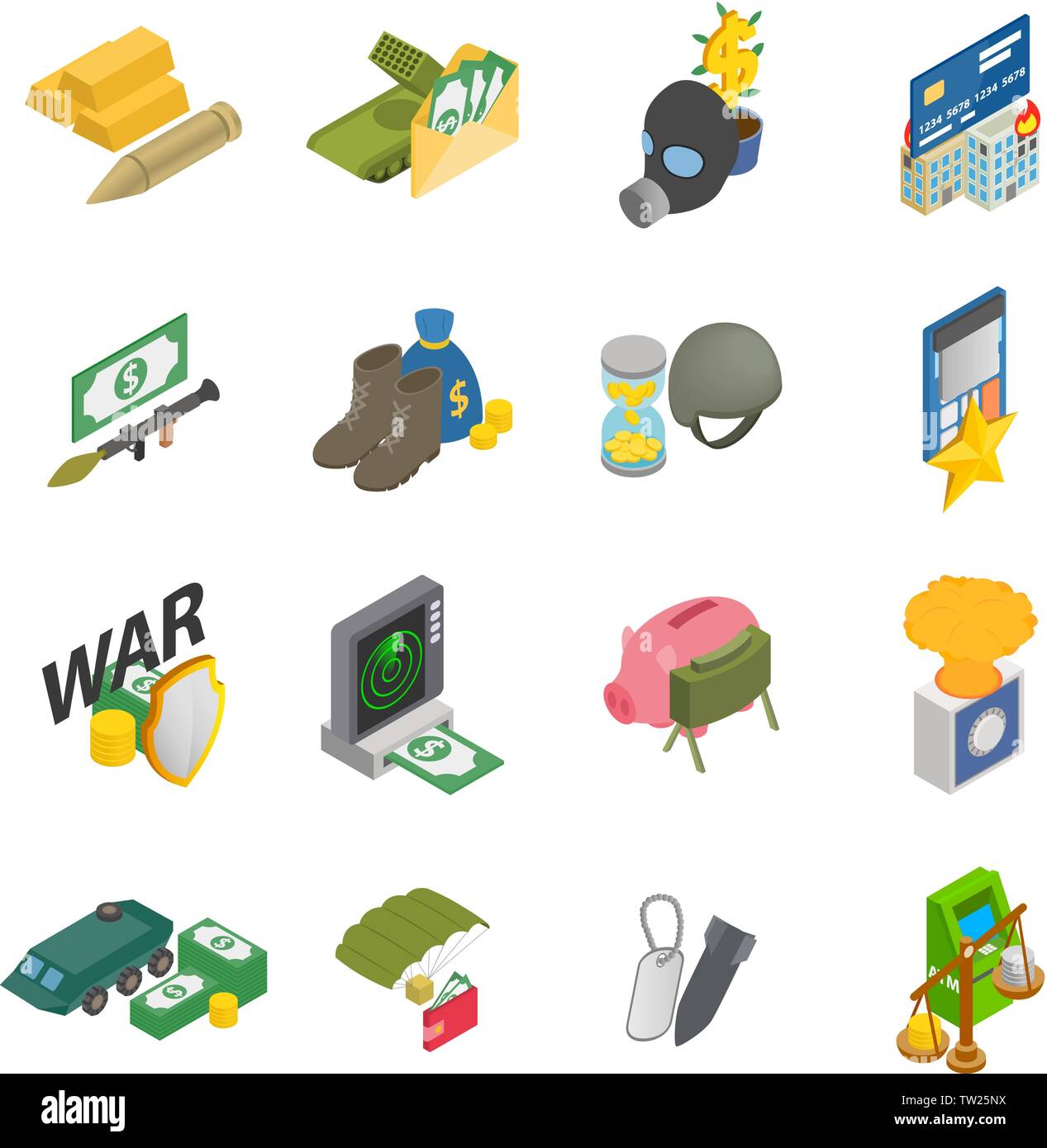 Technology war money Stock Vector Images - Alamy