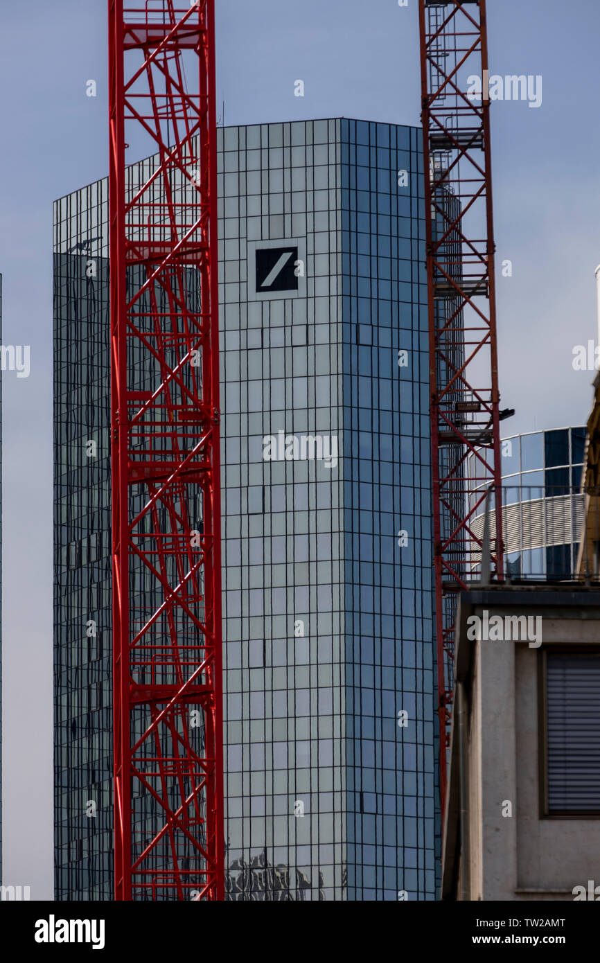 Frankfurt Am Main Construction Site On Rossmarkt Deutsche Bank