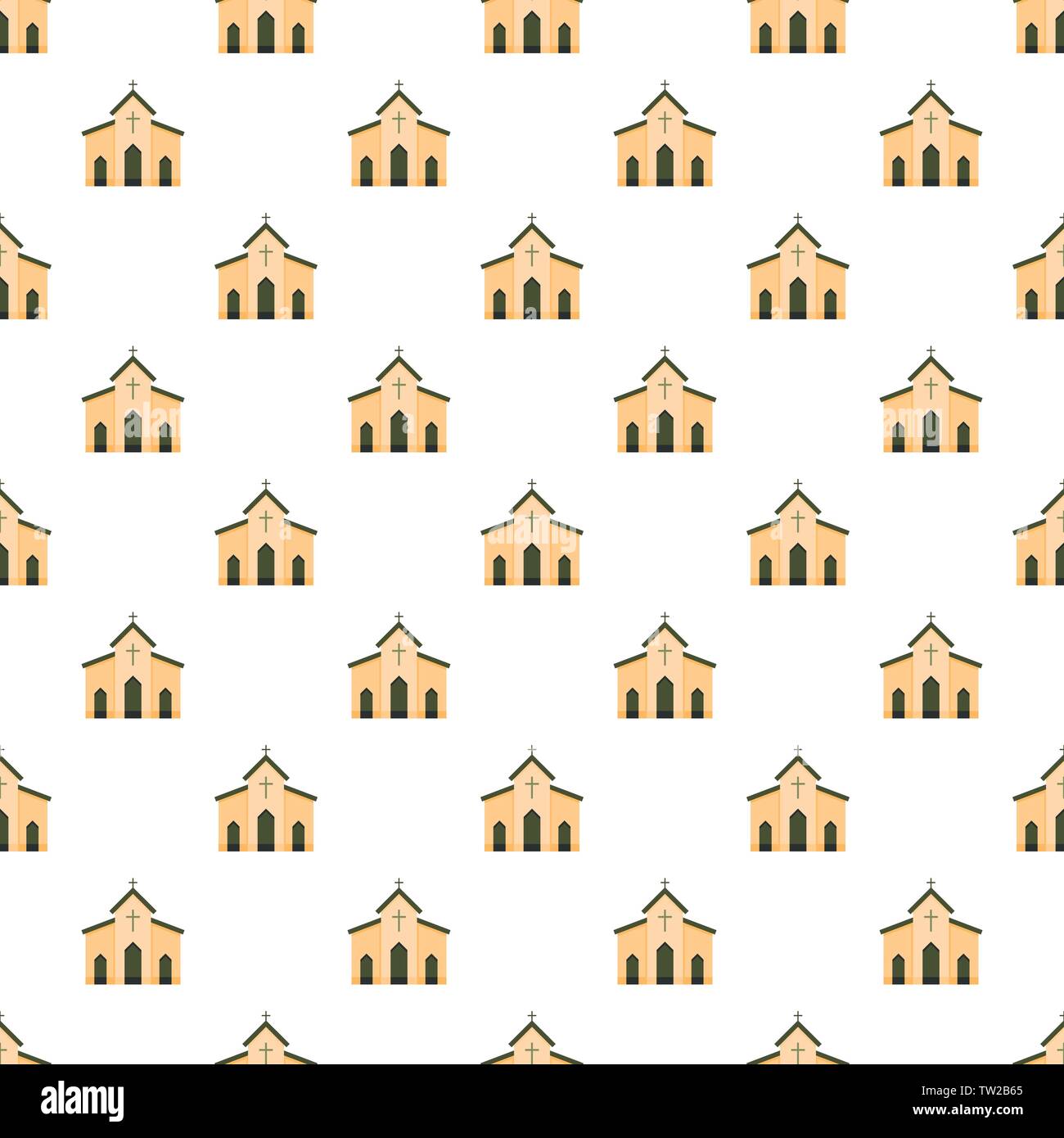 Chapel pattern seamless vector repeat for any web design Stock Vector ...