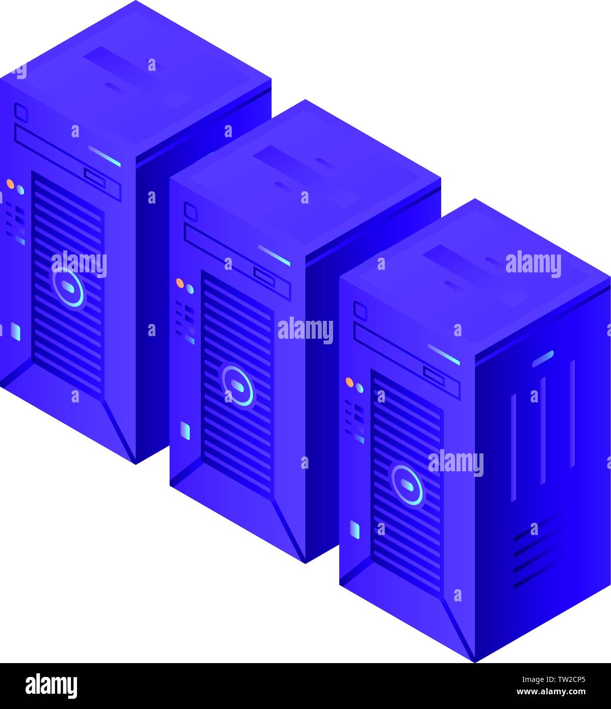 Cloud data center computers Stock Vector Images - Alamy