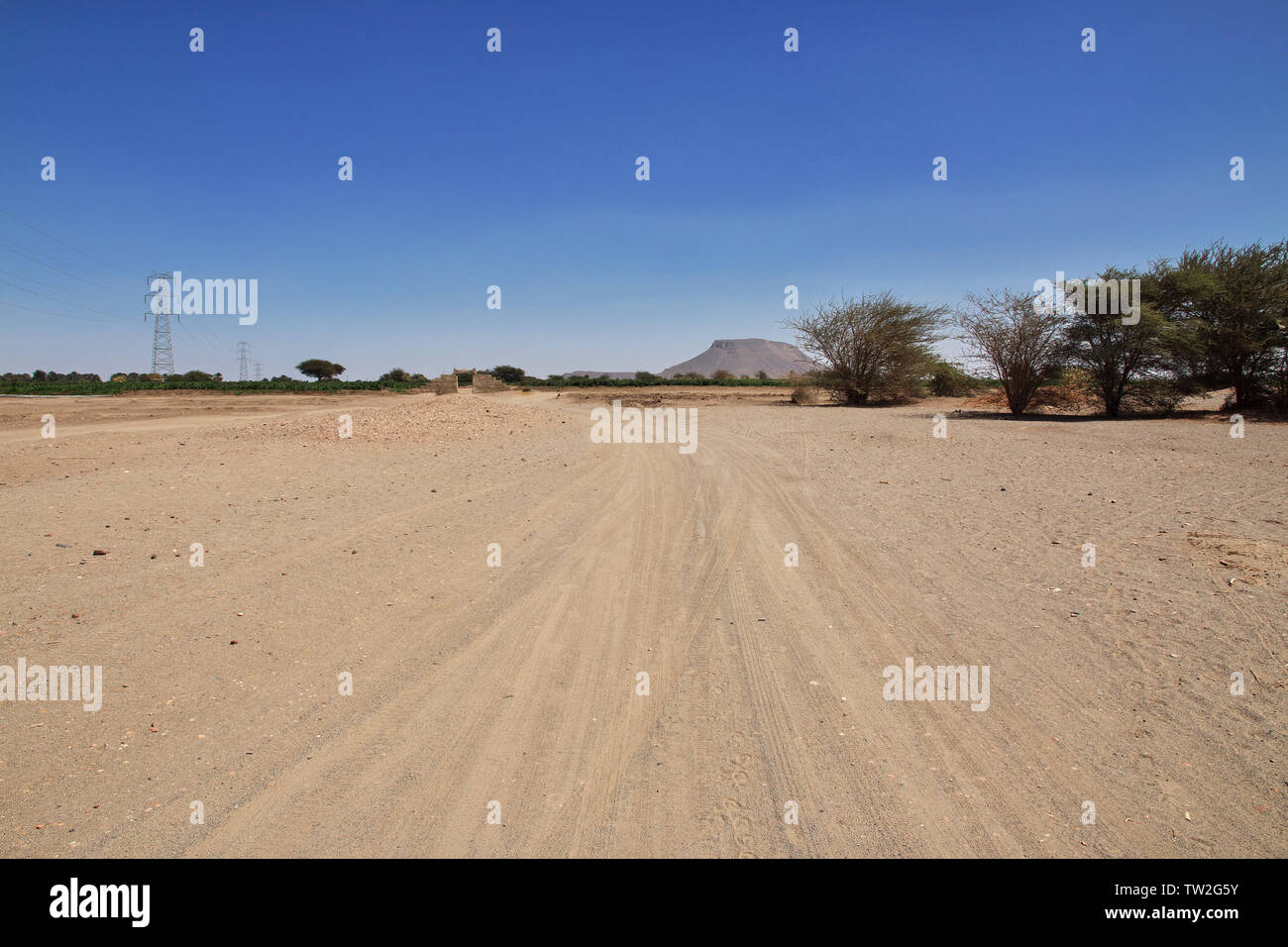 Ruins of ancient Egyptian temple in Nubia Stock Photo - Alamy