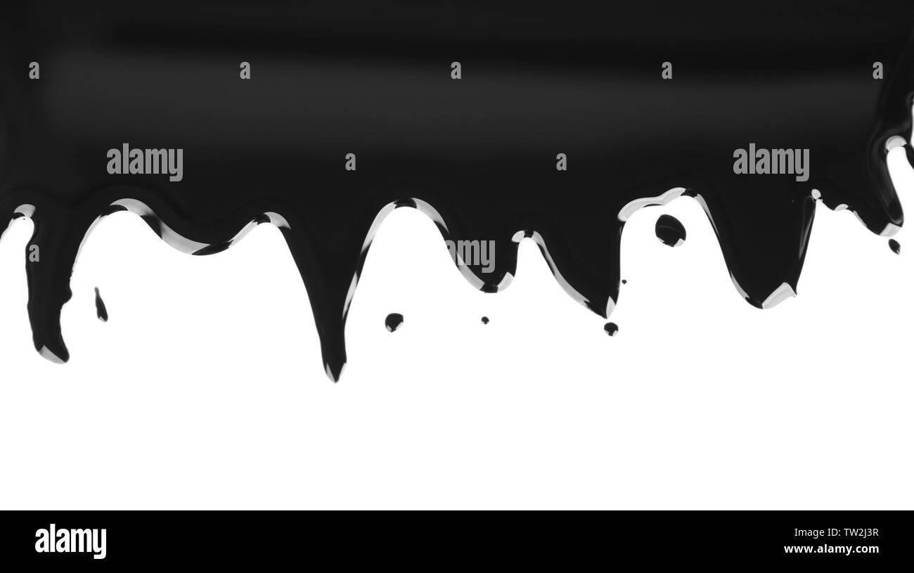 Paint Dripping Black And White Stock Photos Images Alamy