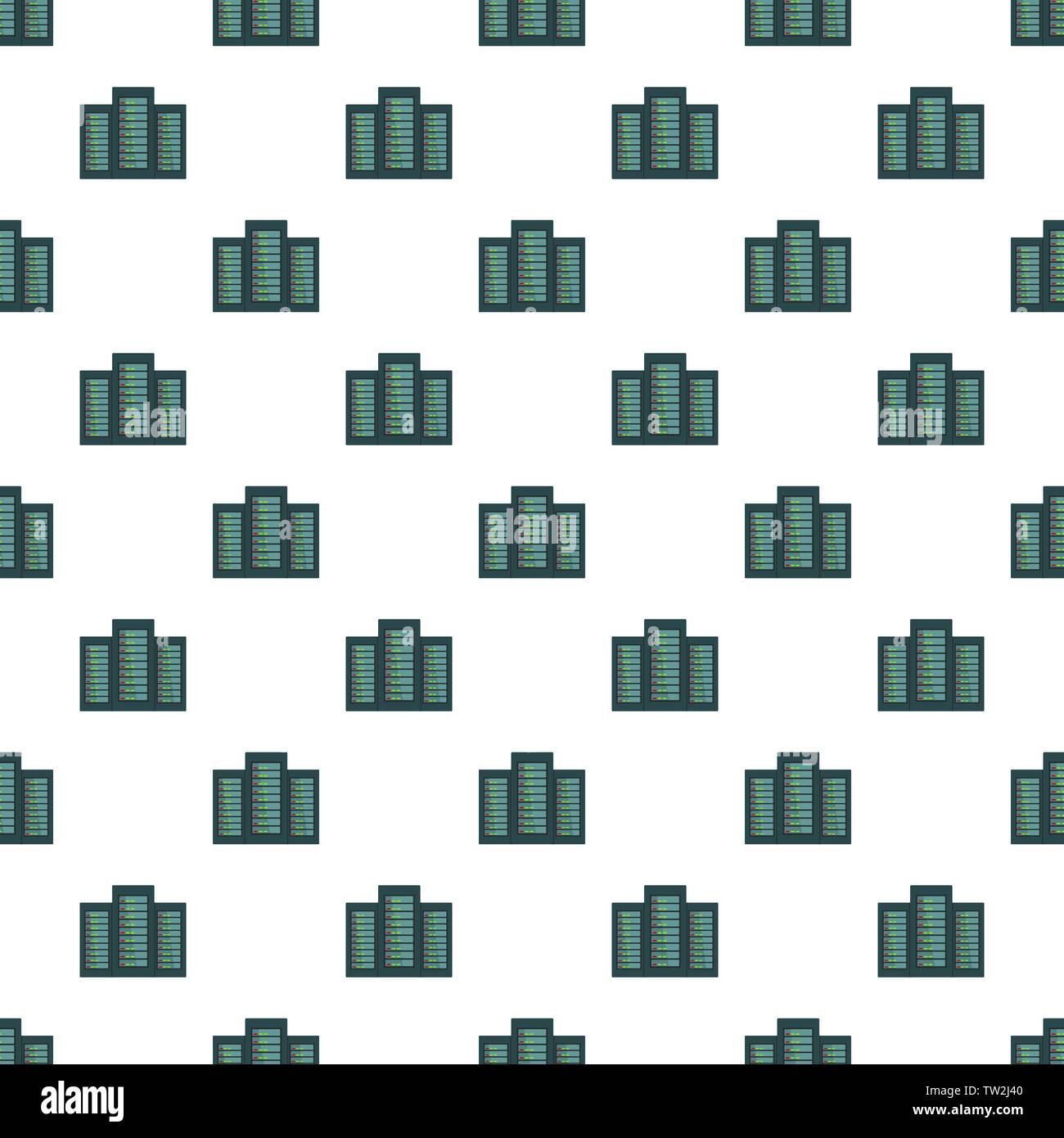 Server pattern seamless vector repeat for any web design Stock Vector