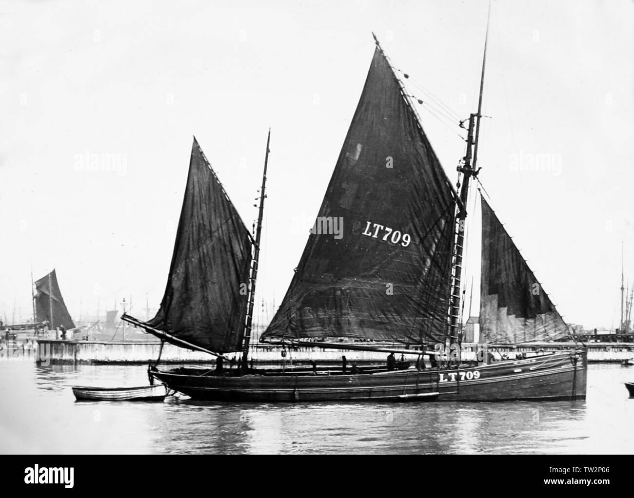 A Lowestoft trawler Stock Photo