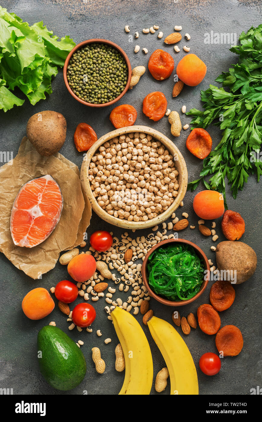 Fruits and vegetables high in potassium hires stock photography and images Alamy